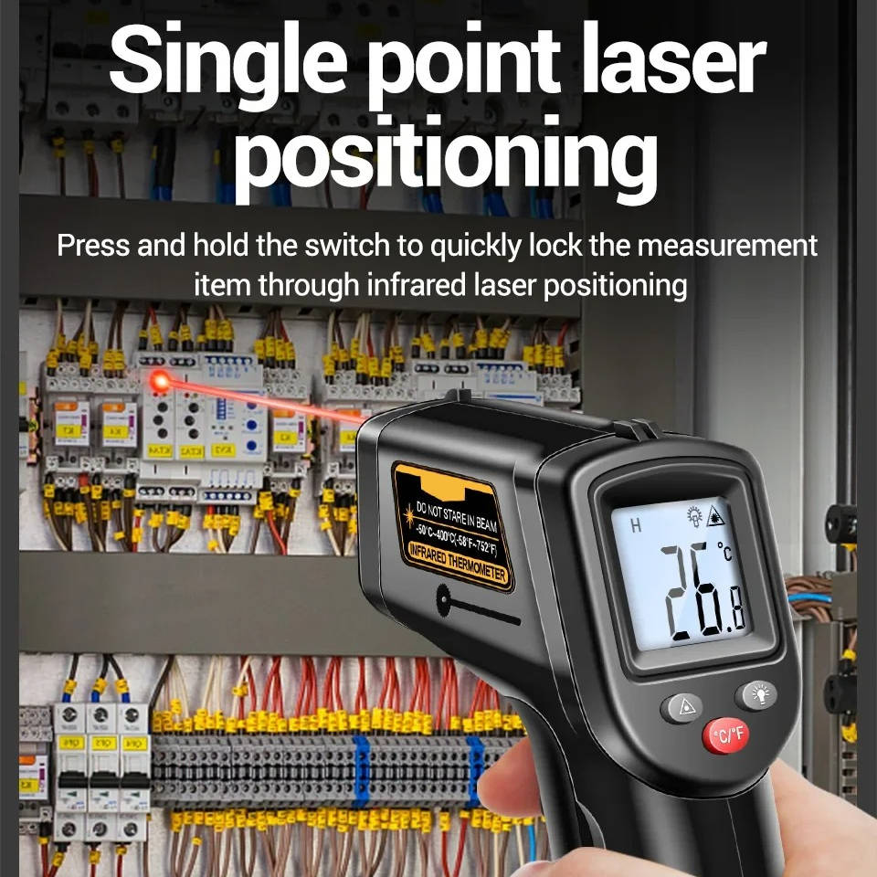 Infrared Laser Thermometer Digital Non-Contact Temperature Gun