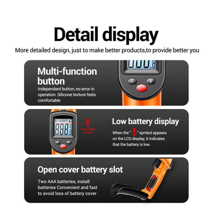 Infrared Laser Thermometer Digital Non-Contact Temperature Gun