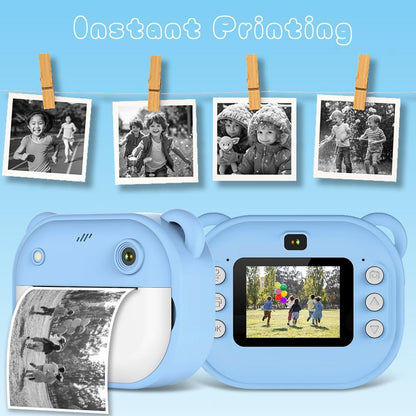 Instant Camera Printer Portable Inkless Thermal Photo Printer