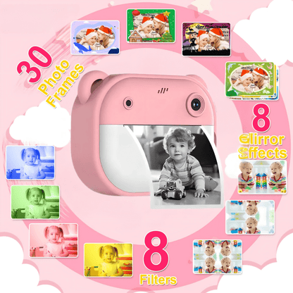 Instant Camera Printer Portable Inkless Thermal Photo Printer