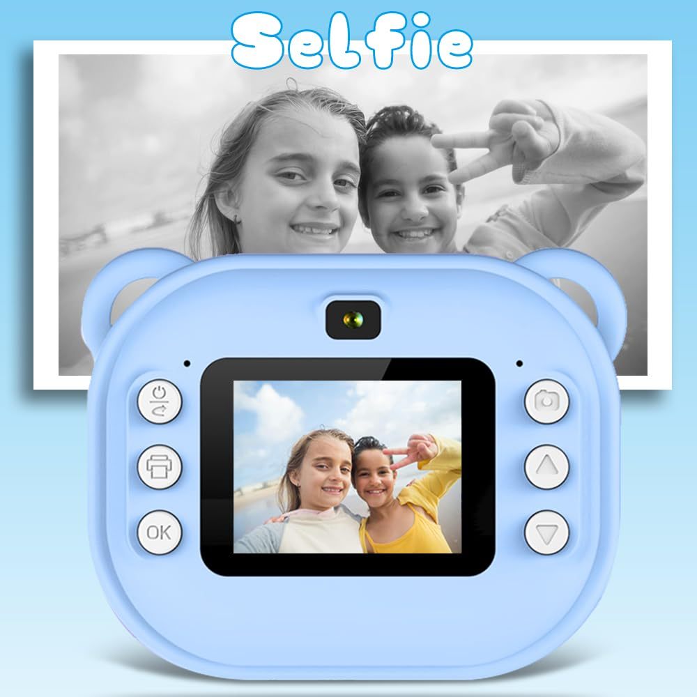 Instant Camera Printer Portable Inkless Thermal Photo Printer