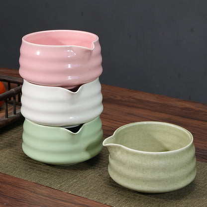 Japanese Tea Ceremony Set Ceramic Bowl Bamboo Whisk