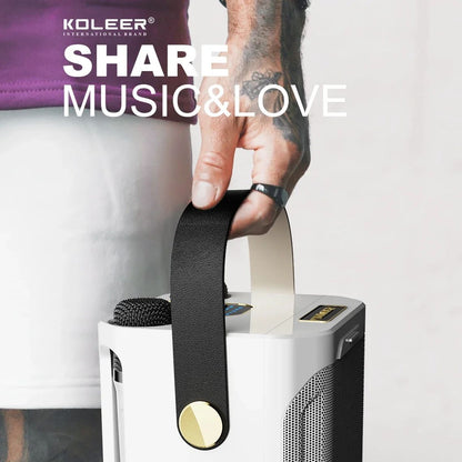 Karaoke Bluetooth Speaker Portable 360 Degree Sound