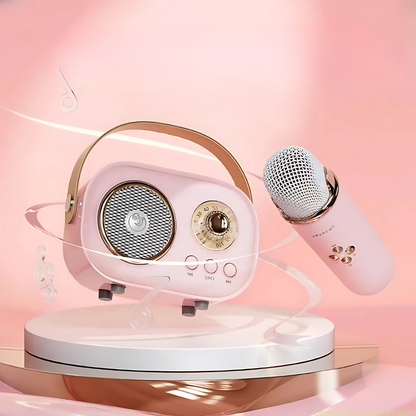 Karaoke Machine Bluetooth Speaker Set Portable Audio System