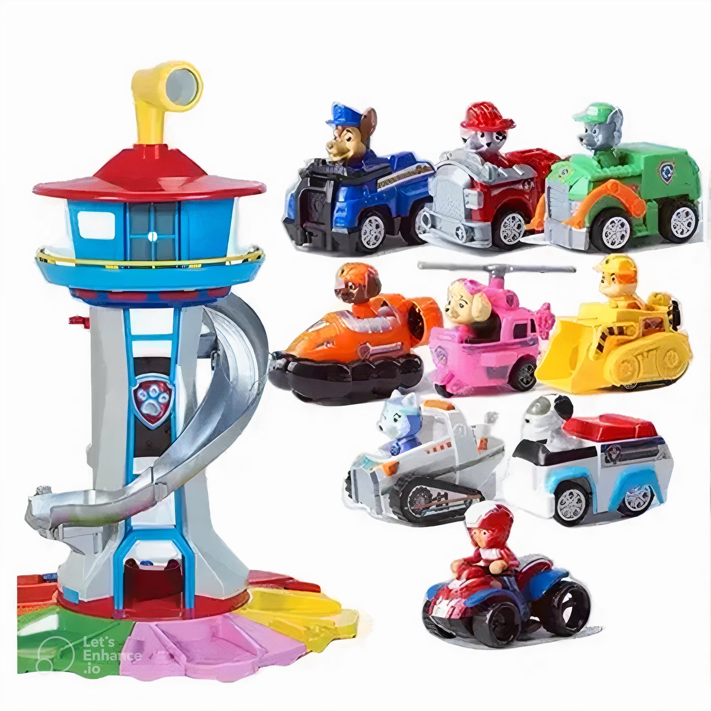 Kids Playset Cars Slide Track Set