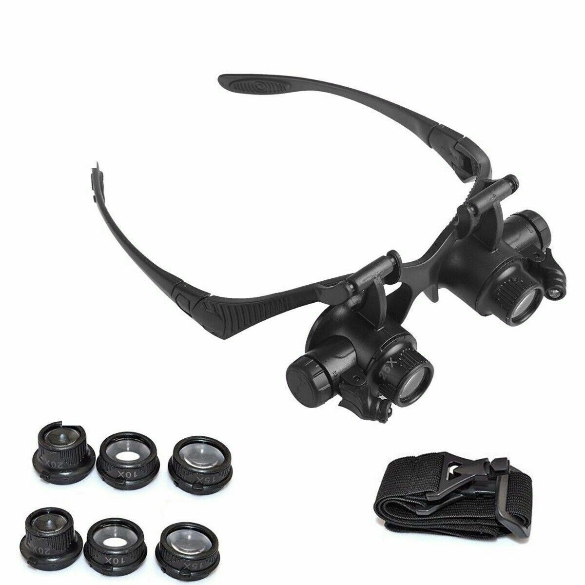 LED Magnifying Glasses with Adjustable Brightness for Reading