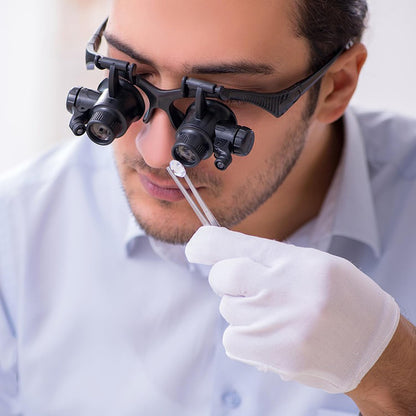 LED Magnifying Glasses with Adjustable Brightness for Reading