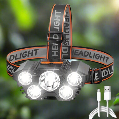 LED Rechargeable Headlamp Hunting Light