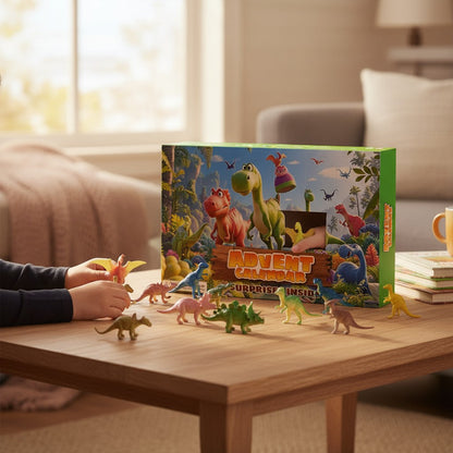 Dinosaur Advent Calendar Christmas Countdown 24 Pieces Set