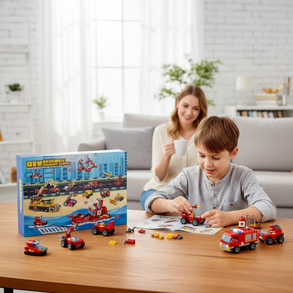 Kids Christmas Advent Calendar Building Blocks Set 24 Pieces