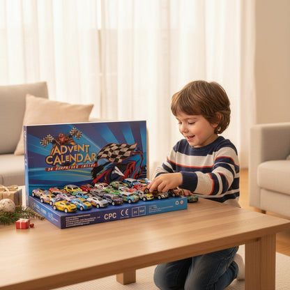 Racing Car Advent Calendar Countdown Gift 24 Days