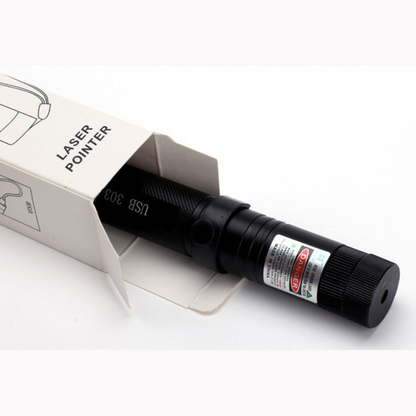 Long-Range Rechargeable Laser Pointer for Outdoor Use
