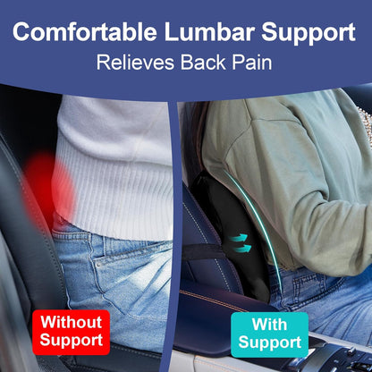 Lumbar Support Pillow Memory Foam Back Cushion