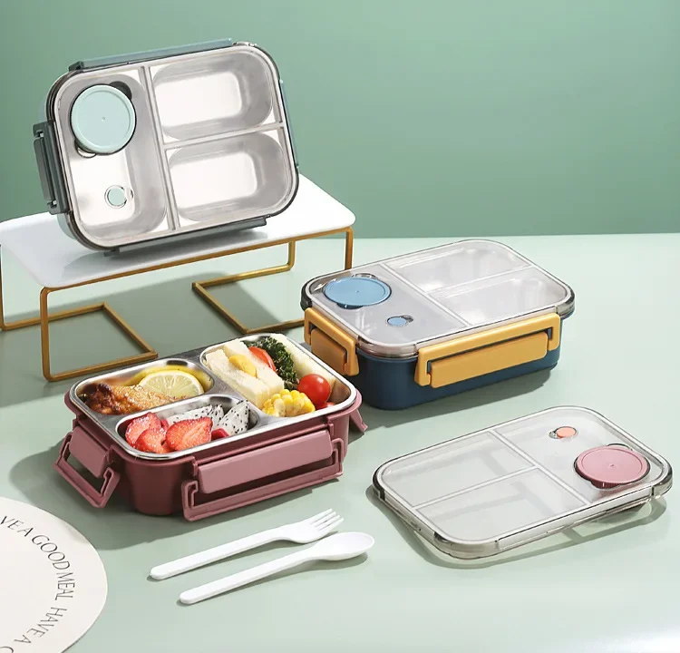 Compact Lunch Box On-the-Go for Office School