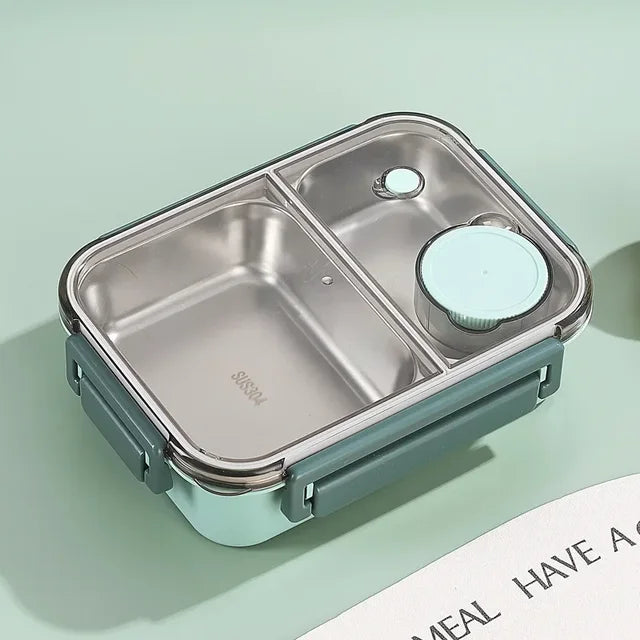 Compact Lunch Box On-the-Go for Office School