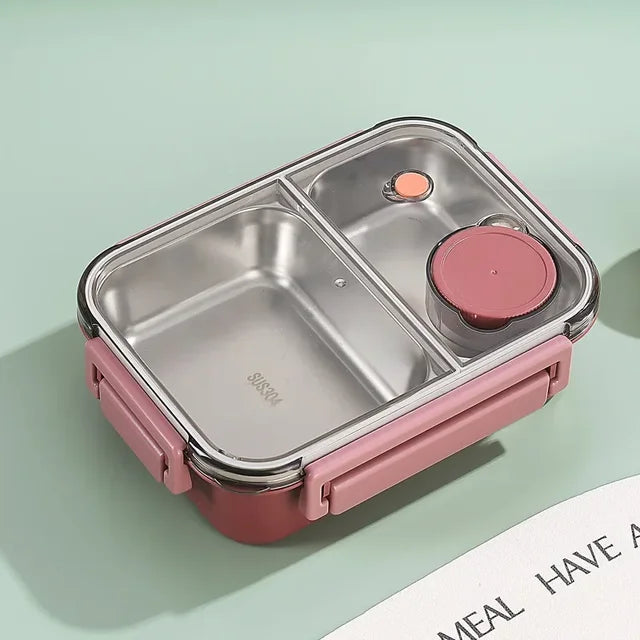 Compact Lunch Box On-the-Go for Office School