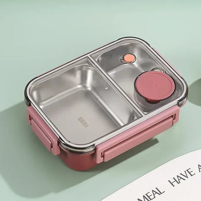 Compact Lunch Box On-the-Go for Office School