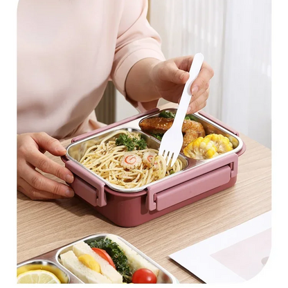 Compact Lunch Box On-the-Go for Office School