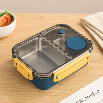 Compact Lunch Box On-the-Go for Office School