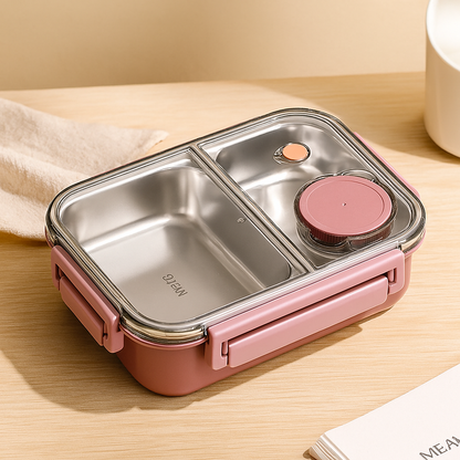 Compact Lunch Box On-the-Go for Office School