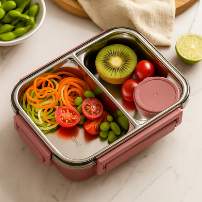 Compact Lunch Box On-the-Go for Office School