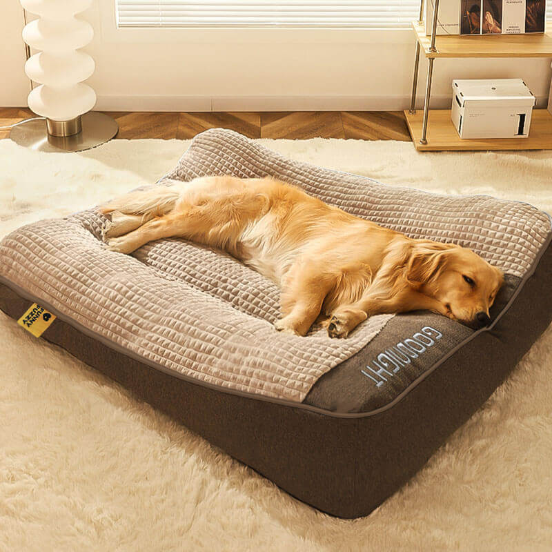 Orthopaedic Dog Bed with Headrest Support