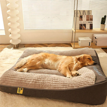 Orthopaedic Dog Bed with Headrest Support