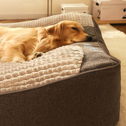 Orthopaedic Dog Bed with Headrest Support