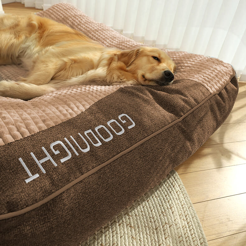 Orthopaedic Dog Bed with Headrest Support