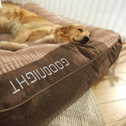Orthopaedic Dog Bed with Headrest Support
