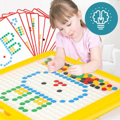 Magnetic Drawing Pad Montessori Dots Board for Kids