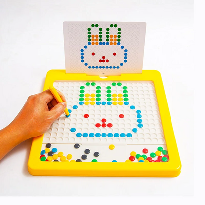 Magnetic Drawing Pad Montessori Dots Board for Kids