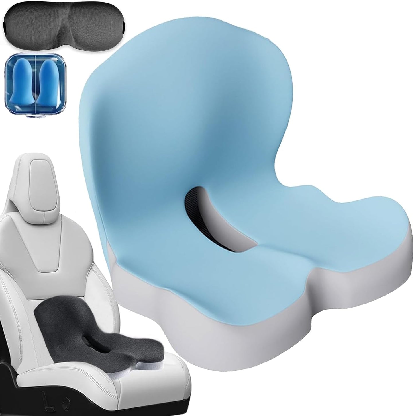 L-Shaped Memory Foam Car Seat Cushion