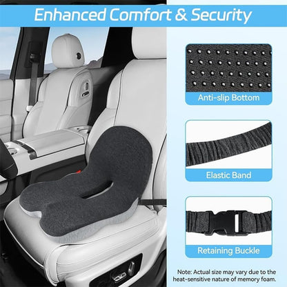 L-Shaped Memory Foam Car Seat Cushion