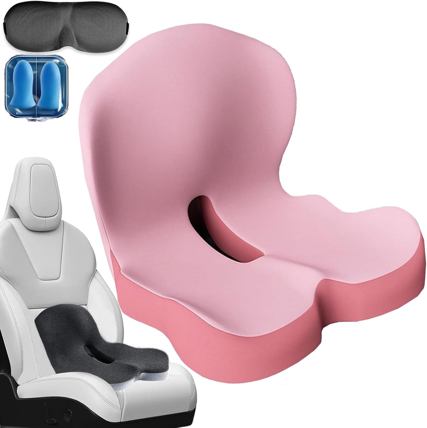 L-Shaped Memory Foam Car Seat Cushion