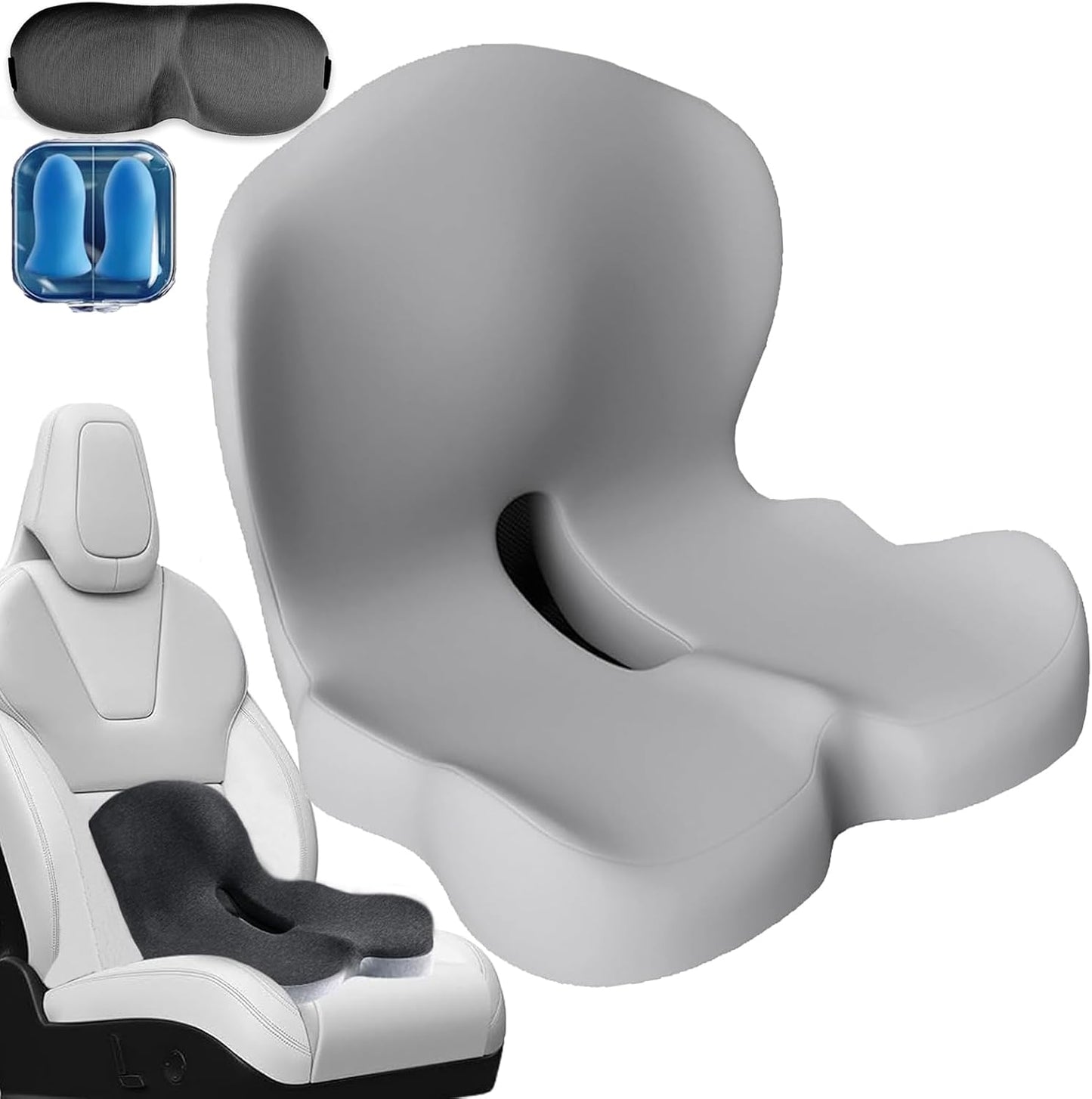 L-Shaped Memory Foam Car Seat Cushion