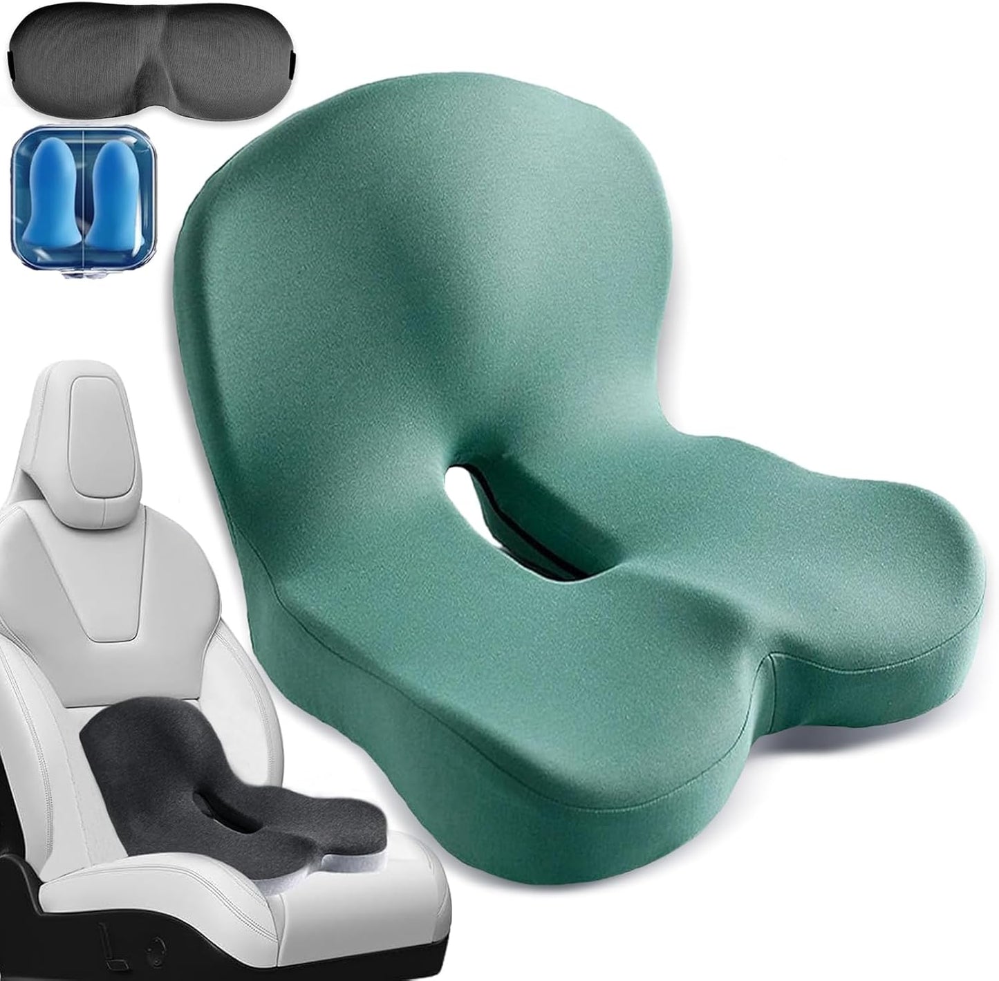 L-Shaped Memory Foam Car Seat Cushion