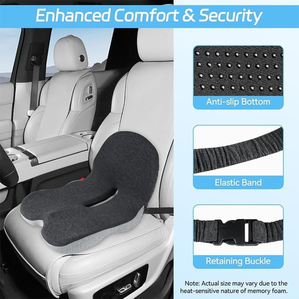 L-Shaped Memory Foam Car Seat Cushion