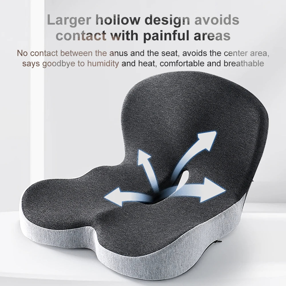 Memory Foam Lumbar Support Cushion Pillow