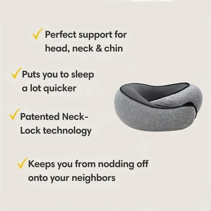 Memory Foam Travel Neck Pillow