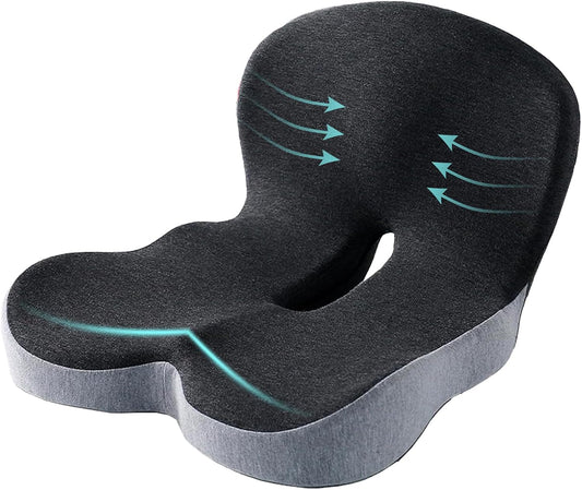 Memory Foam Seat Cushion for Office Chair and Truck