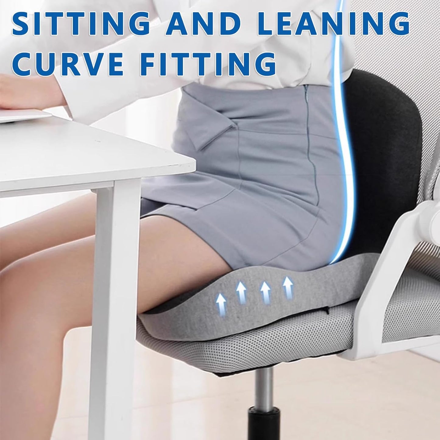 Memory Foam Seat Cushion for Car Truck Driver