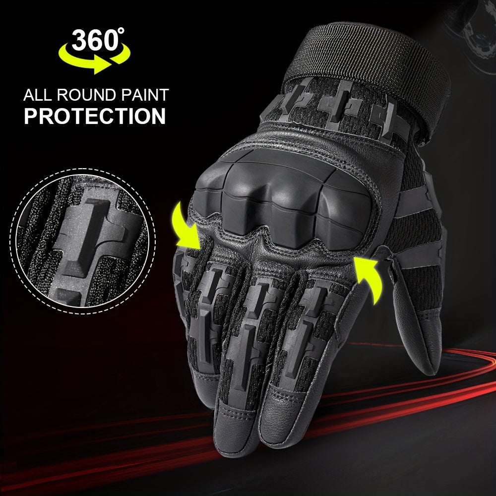 Men's Full Finger Motorcycle Gloves Tactical Gloves Hunting Gear