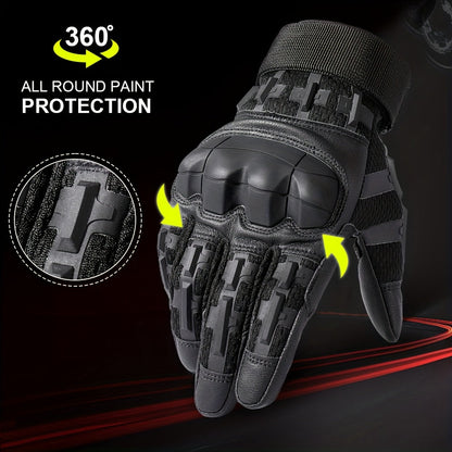 Men's Full Finger Motorcycle Gloves Tactical Gloves Hunting Gear