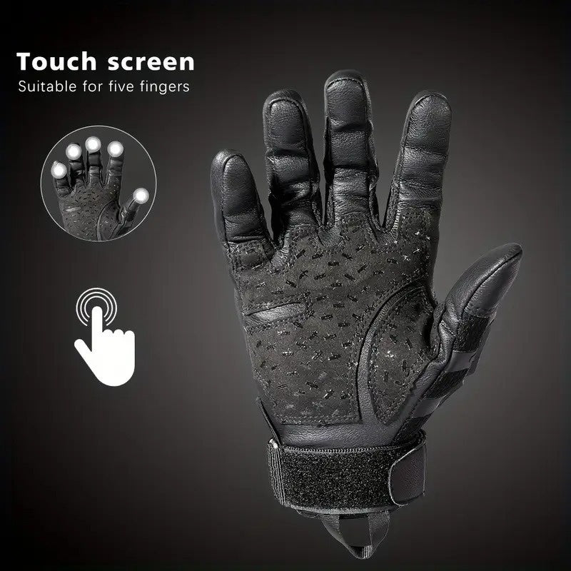 Men's Full Finger Motorcycle Gloves Tactical Gloves Hunting Gear