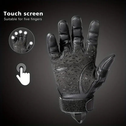 Men's Full Finger Motorcycle Gloves Tactical Gloves Hunting Gear