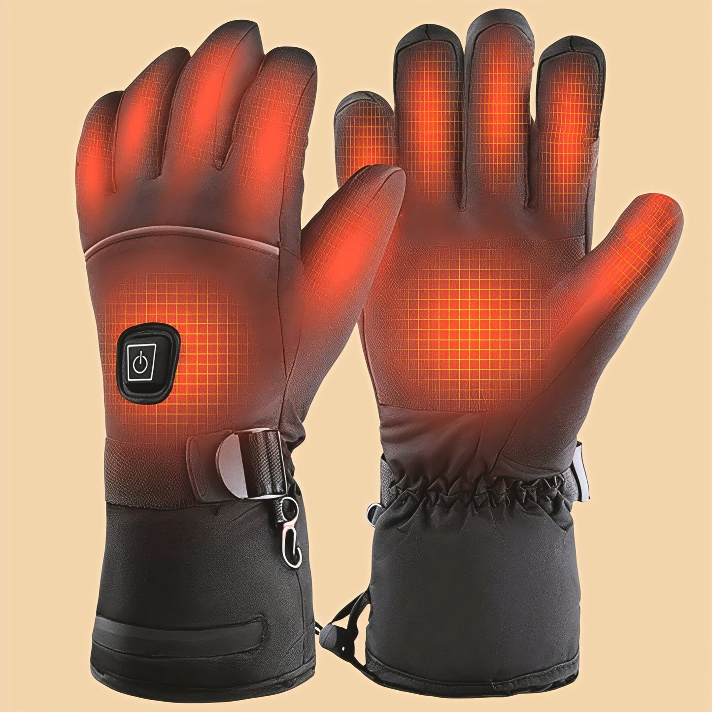 Men's Rechargeable Electric Heated Gloves Winter Gloves