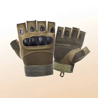 Men's Tactical Fingerless Gloves Hunting Gear
