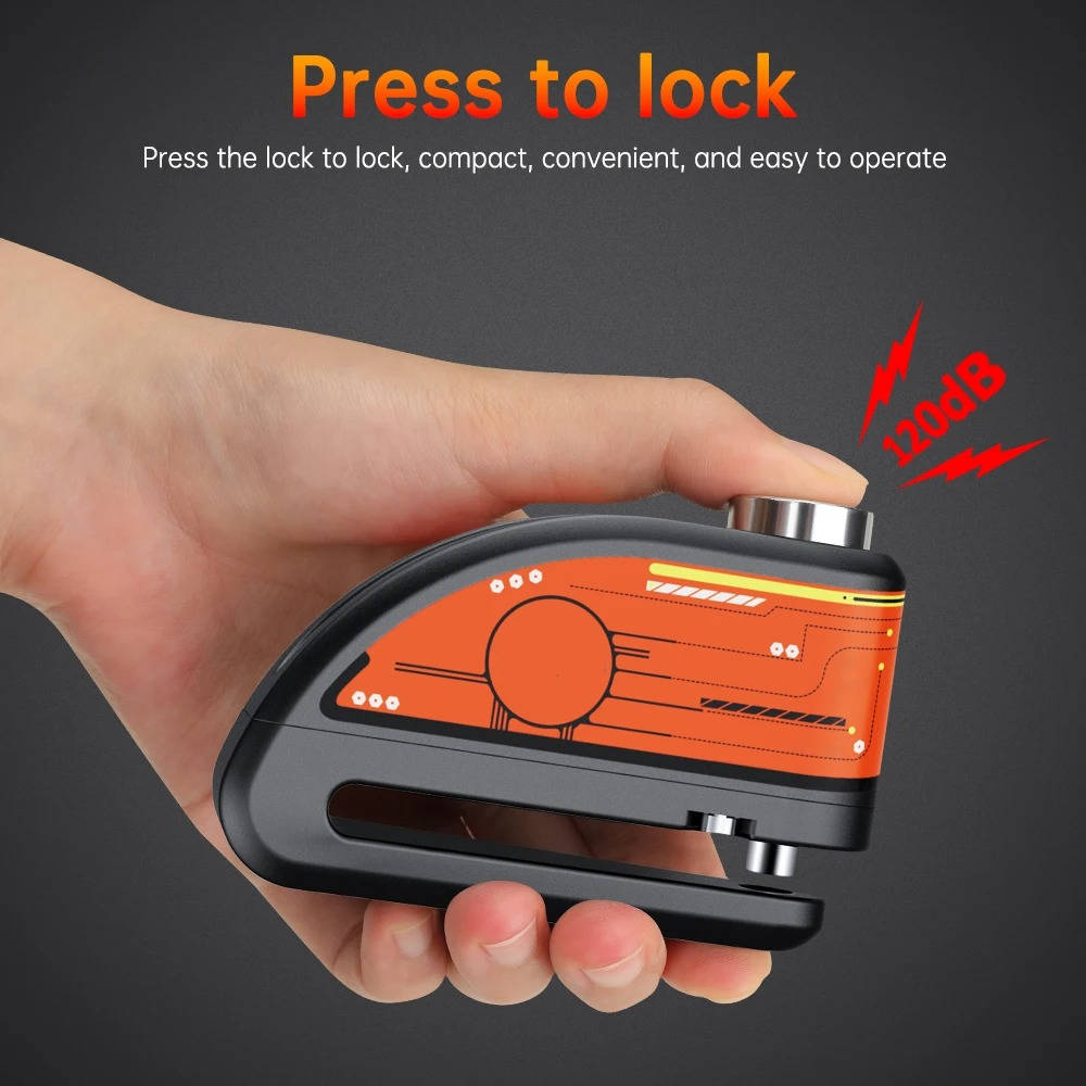 Motorcycle Disc Lock Alarm System