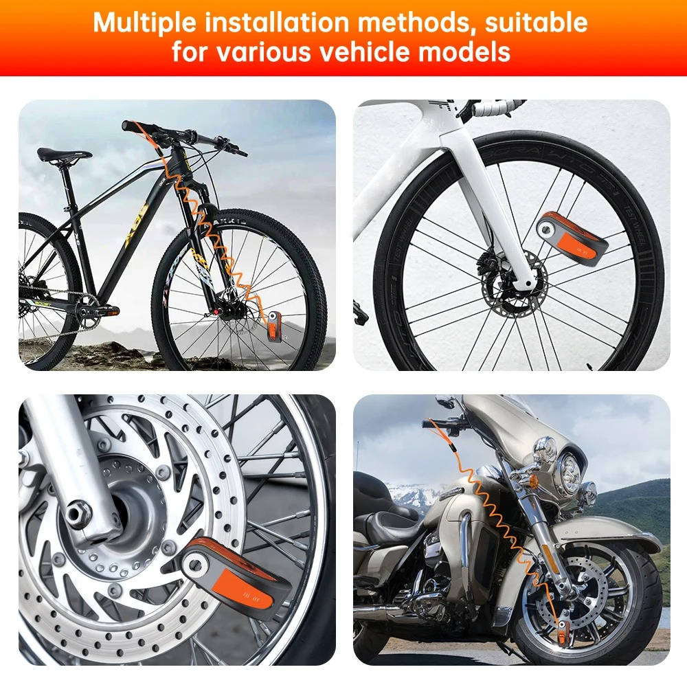 Motorcycle Disc Lock Alarm System